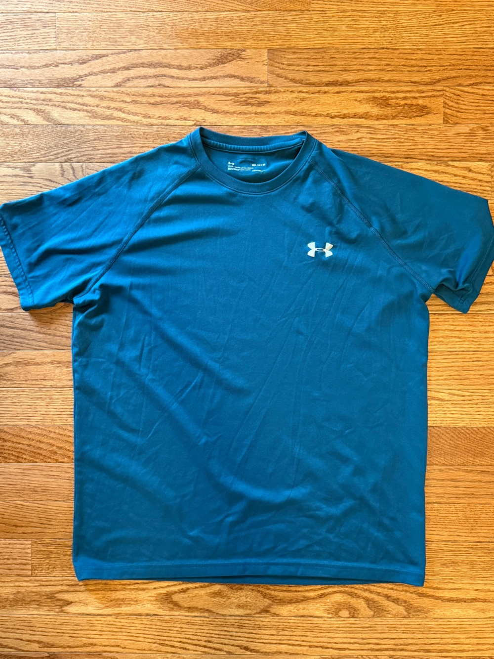 Under Armour HeatGear Teal Short Sleeve Athletic Shirt Size M
